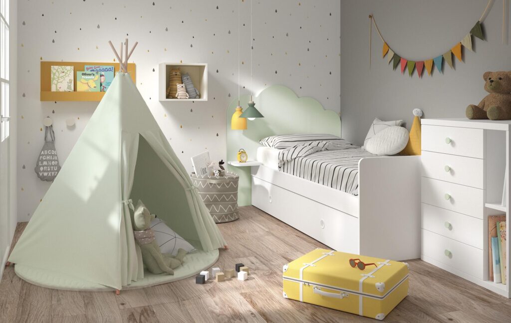 letto convertito per bambini